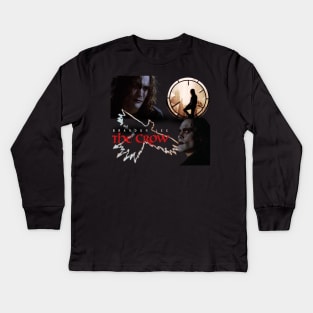 The Crow Brandon Lee Kids Long Sleeve T-Shirt